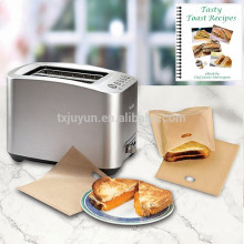 Set of 2 - Non-Stick, Reusable, Heat-Resistant Sandwich Toaster Toast Bags